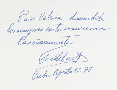 Lot #98 Fidel Castro Signed Book - Image 2