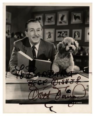 Lot #370 Walt Disney Signed Photograph