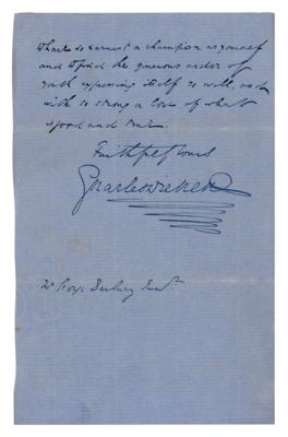 Lot #386 Charles Dickens Autograph Letter Signed (1857) - Image 3