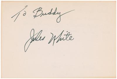 Lot #702 Three Stooges: Jules White Signature - Image 1