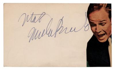 Lot #535 Marlon Brando Signature