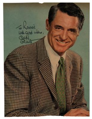 Lot #624 Cary Grant Signed Photograph - Image 1