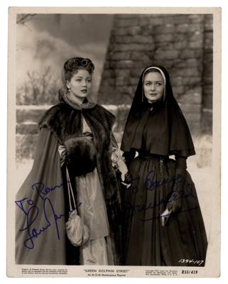 Lot #683 Donna Reed and Lana Turner Signed Photograph - Image 1