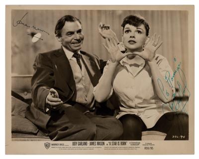 Lot #541 Judy Garland and James Mason Signed Photograph