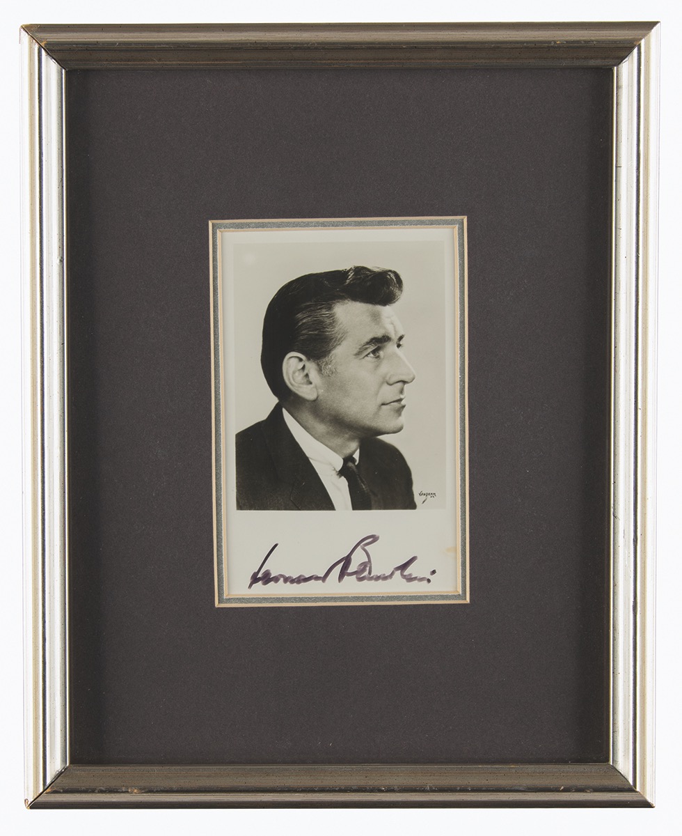 Lot #470 Leonard Bernstein Signed Photograph - Image 2