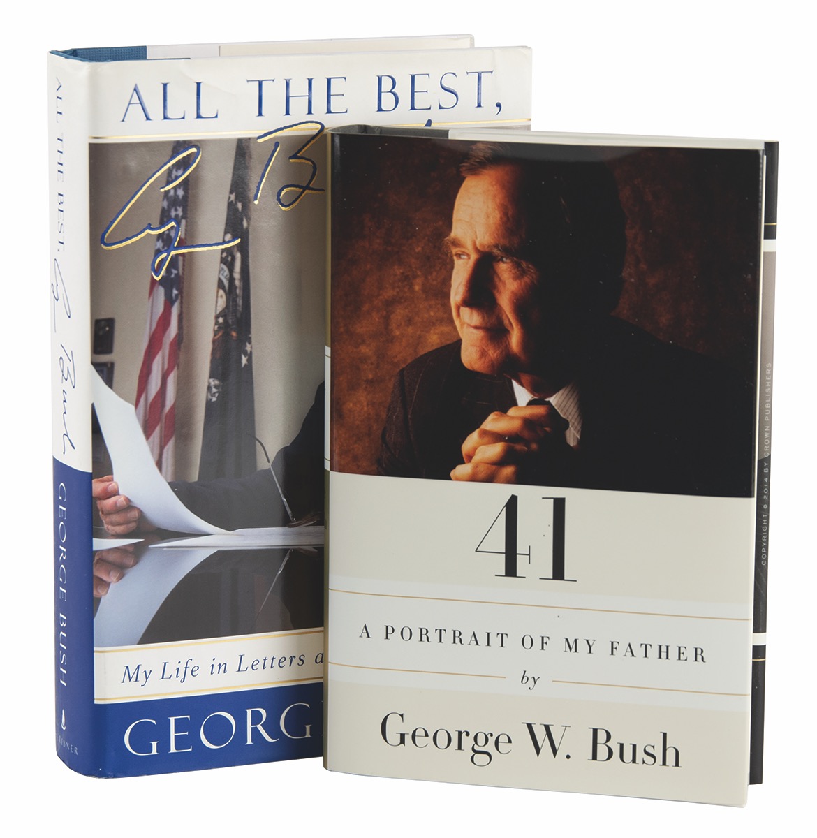 Lot #47 George and George W. Bush (2) Signed Books - Image 1