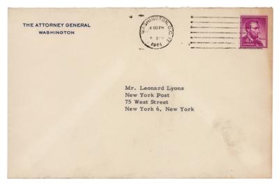 Lot #177 Robert F. Kennedy Typed Letter Signed - Image 2