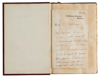 Lot #123 William Osler Autograph Letter Signed in Book - Image 3