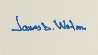 Lot #155 DNA: James D. Watson Signed Book - Image 2