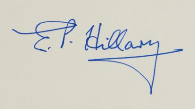 Lot #168 Edmund Hillary Signed Book - Image 2