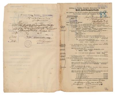 Lot #190 Karl Liebknecht Document Signed - Image 6