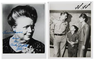 Lot #604 Classic TV Stars (8) Signed Items - Image 2