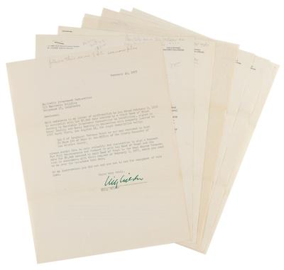 Lot #577 Billy Wilder Collection of (23) Documents Signed - Image 4