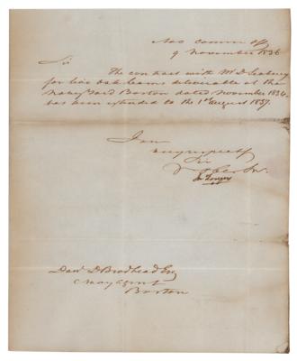 Lot #264 John Rodgers Letter Signed - Image 1