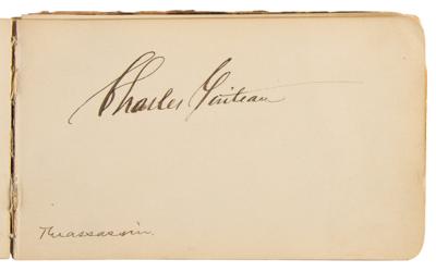 Lot #132 Trial of Charles Guiteau Autograph Album with (45+) Signatures, Including (2) of the Assassin