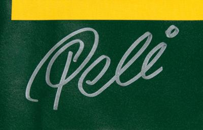 Lot #742 Pele Signed Soccer Jersey - Image 2