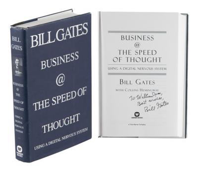 Lot #162 Bill Gates Signed Book