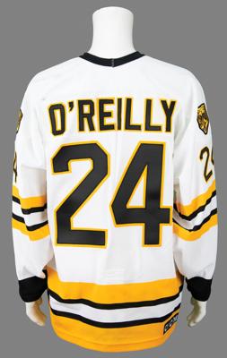 Lot #725 Boston Bruins: Bucyk, Neely, and O'Reilly (3) Signed Hockey Jerseys - Image 9