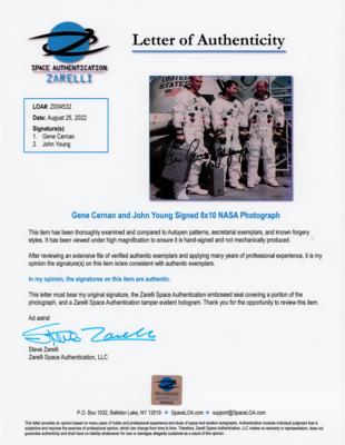 Lot #298 Apollo 10 (2) Signed Photographs - Image 4