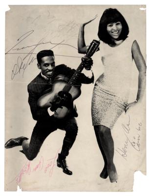 Lot #527 Ike and Tina Turner Signed Program Page