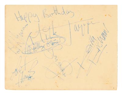 Lot #465 Rolling Stones Signatures - Image 1