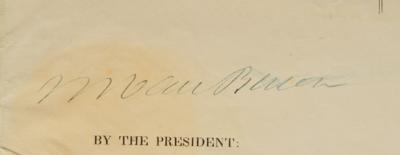 Lot #7 Martin Van Buren Document Signed as President - Image 2