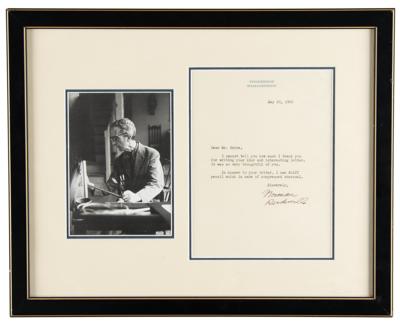 Lot #360 Norman Rockwell Typed Letter Signed - Image 1