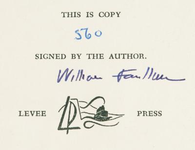 Lot #410 William Faulkner Signed Book - Image 2