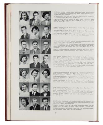 Lot #166 Ruth Bader Ginsburg 1954 Cornell University Yearbook - Image 5