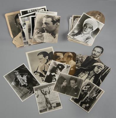 Lot #705 Rudolph Valentino (170+) Photographs