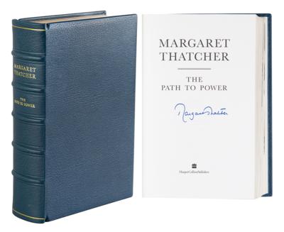 Lot #217 Margaret Thatcher Signed Book