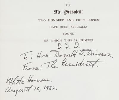 Lot #85 Harry S. Truman Signed Book as President - Image 2