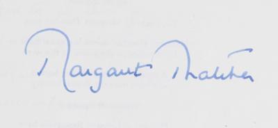 Lot #218 Margaret Thatcher Signed Book - Image 2