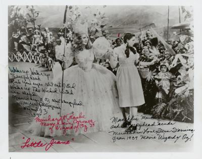 Lot #709 Wizard of Oz: Munchkins Multi-Signed Photograph - Image 1