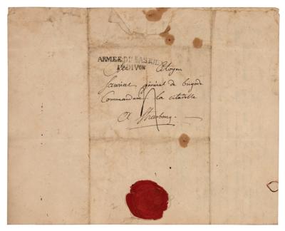 Lot #257 Claude Francois de Malet Autograph Letter Signed - Image 3