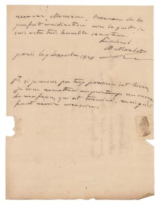 Lot #258 Antoine Adolphe Marcelin Marbot Autograph Letter Signed - Image 3