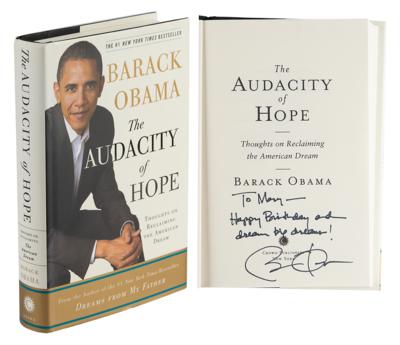 Lot #40 Barack Obama Signed Book