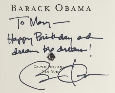 Lot #40 Barack Obama Signed Book - Image 2