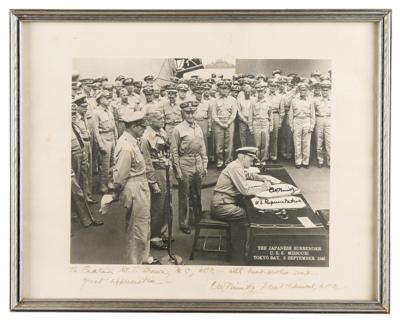 Lot #235 Chester Nimitz Signed Photograph - Image 2