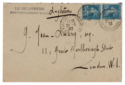 Lot #445 Maurice Ravel Autograph Letter Signed - Image 3