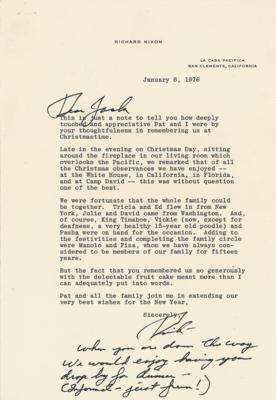 Lot #70 Richard Nixon Typed Letter Signed