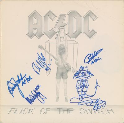 Lot #451 AC/DC Signed Album