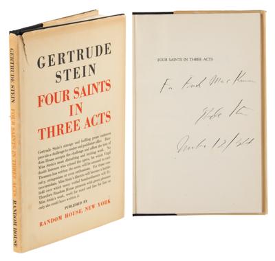 Lot #428 Gertrude Stein Signed Book - Image 1