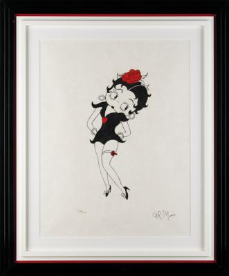 Lot #380 Grim Natwick Signed Lithograph - 'Betty Boop: Samba I' - Image 3