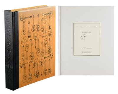 Lot #501 Eric Clapton Signed Limited Edition Book