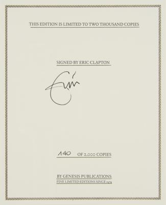 Lot #501 Eric Clapton Signed Limited Edition Book - Image 2