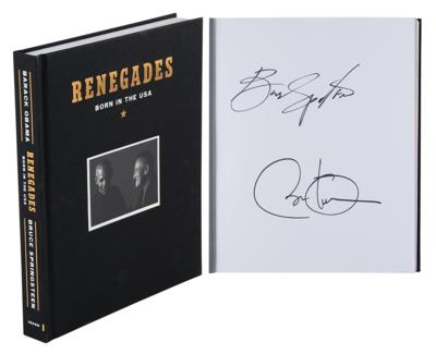 Lot #75 Barack Obama and Bruce Springsteen Signed Book - Image 1