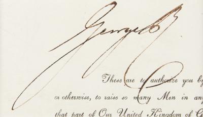 Lot #185 King George IV Signature - Image 2