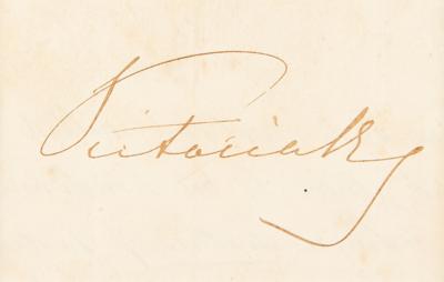 Lot #203 Queen Victoria Signature - Image 2