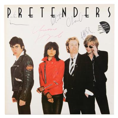 Lot #523 Pretenders Signed Album
